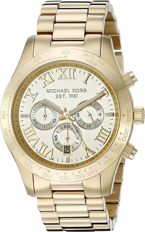 michael kors layton mk8214 mens watch|Michael Kors Layton Gold.